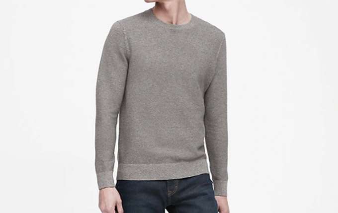 crew neck sweater banana republic