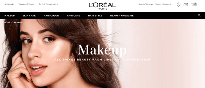 loreal makeup budget 5