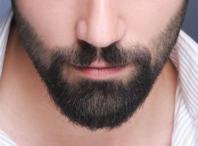 beard close up