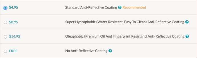 zenni optical review anti reflective coating pricing
