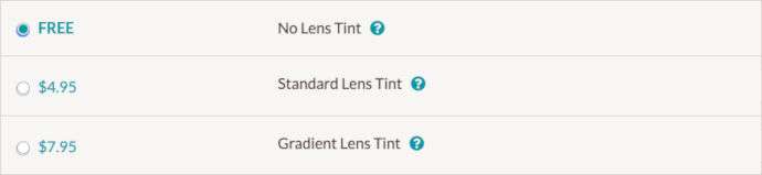 zenni optical review lens tint pricing