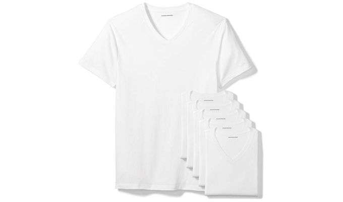 amazon essentials v neck undershirts