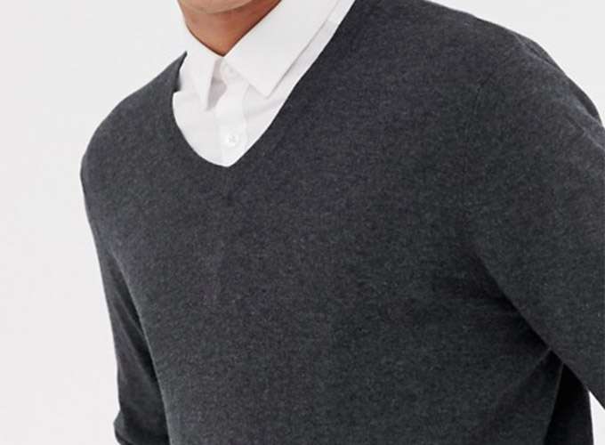 asos v neck sweater