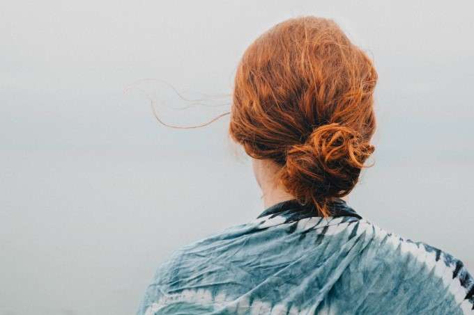 quick hairstyle low bun