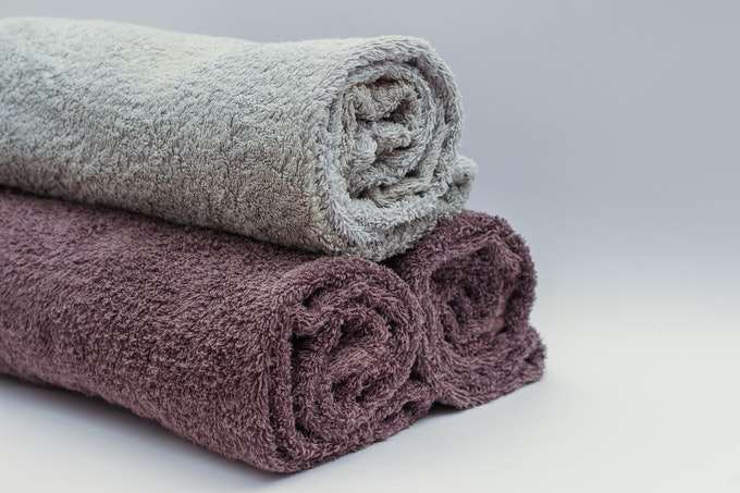 towel dry hair