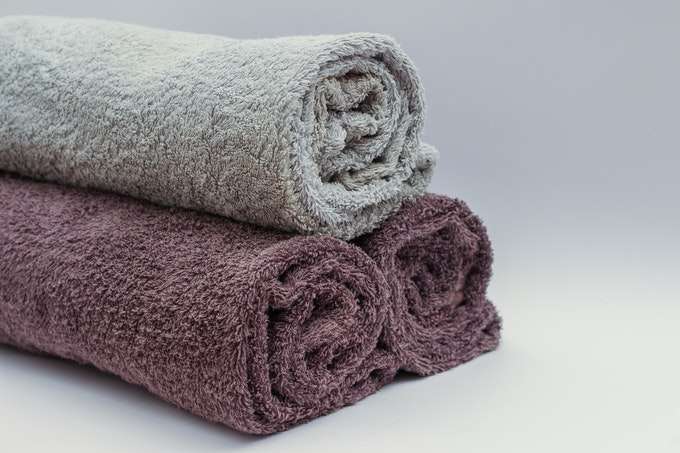 towel dry hair