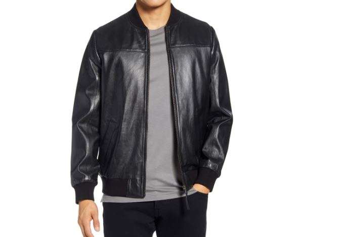 bomber leather nordstrom