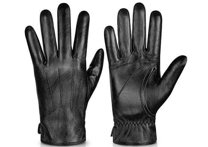 mens leather gloves