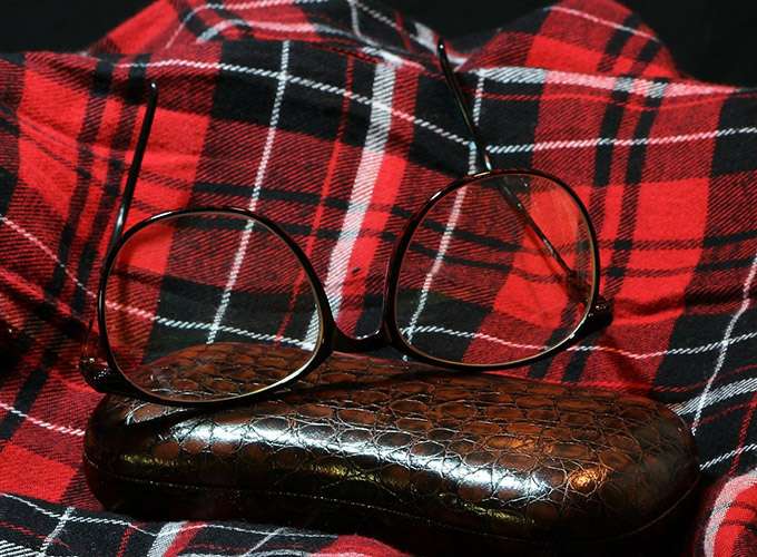 flannel glasses