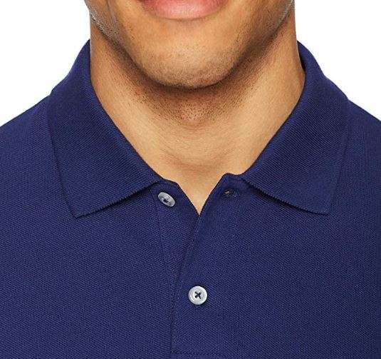 polos shirt close up