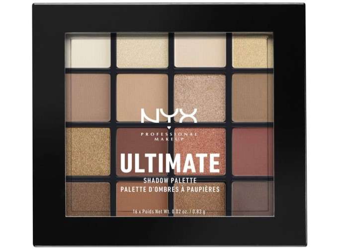 nyx ultimate shadow nude palette