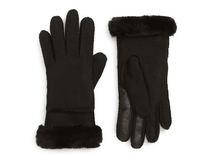 ugg shearling touchscreen gloves