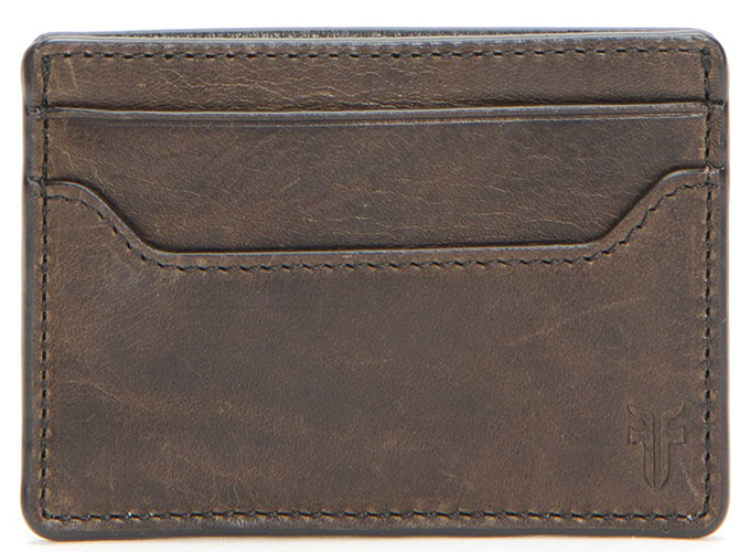 frye leather card holder