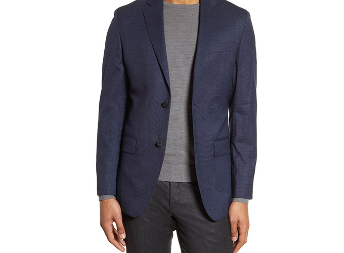 navy blazer sweater