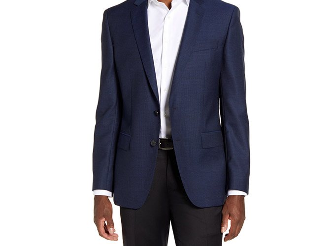 navy blue blazer boss