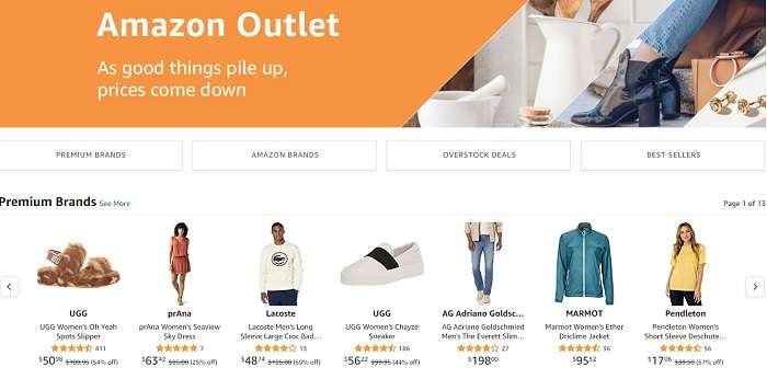 Best Stores For Clearance Clothing Amazon Outlet