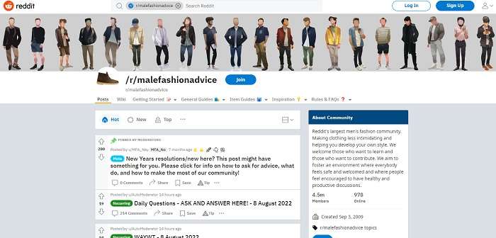 The Best Subreddits For Mens Style And Fashion Malefashionadvice