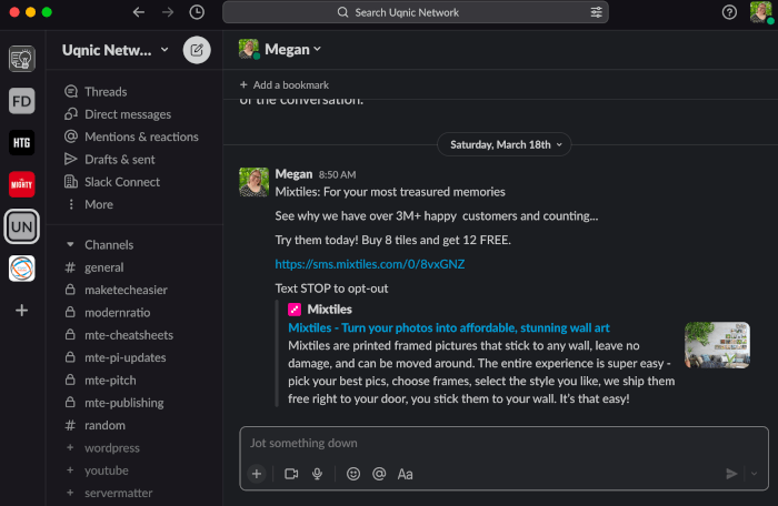 Productivity Tools Slack