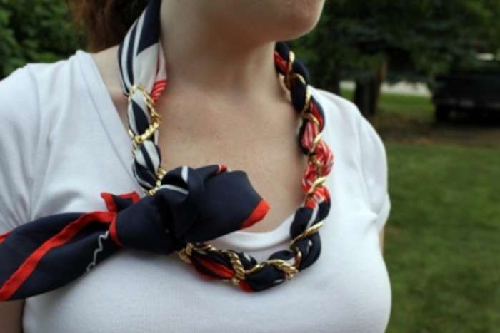 Wear A Scarf Necklace