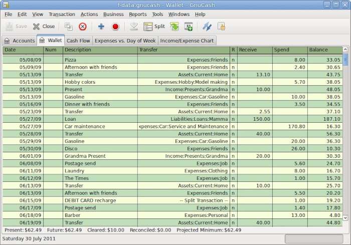 Money Management Apps Gnucash