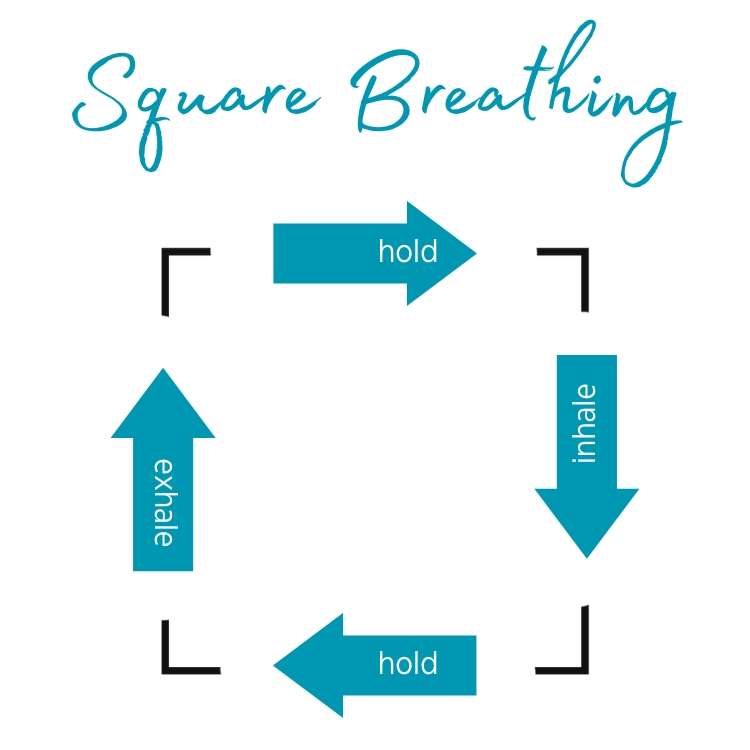 Anxiety Tips Square Breathing