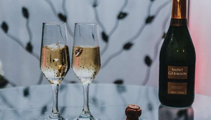 Sparkling Wine in Flutes