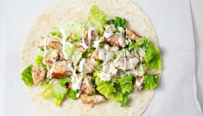 Chicken Caesar Wrap Lunch Ideas