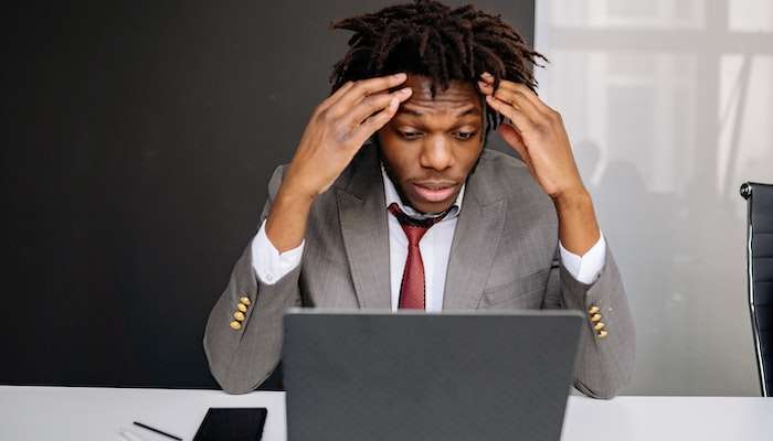 Man Dealing With Decision Fatigue Symptoms