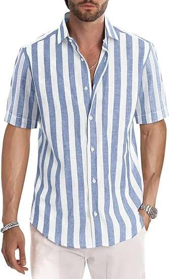 Appear Tall With Vertical Strip Shirt